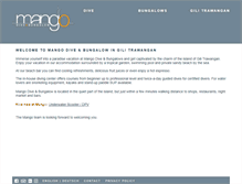 Tablet Screenshot of mango-trawangan.com